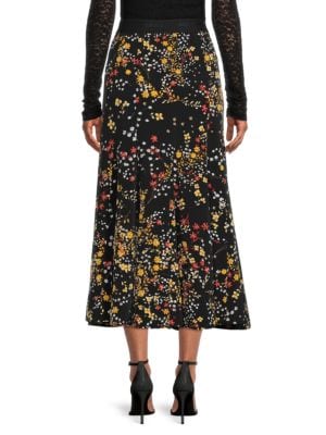 Karl Lagerfeld Paris
 Floral Midi A Line Skirt