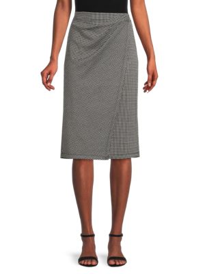 Max Studio
 Midi Faux Wrap Skirt