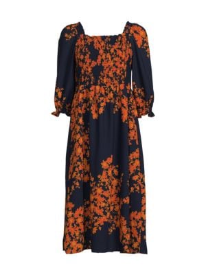 NANETTE nanette lepore
 Floral Smocked Dress