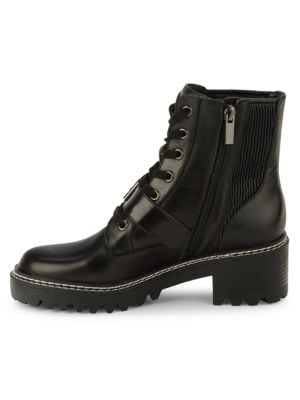 BCBGeneration
 Corali Leather Lug Sole Ankle Boots