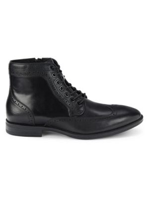 Kenneth Cole New York
 Emmet Leather High Top Wingtip Boots