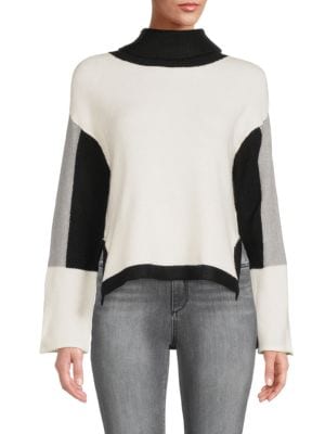 Cliché
 Colorblock Dropped Shoulder Sweater