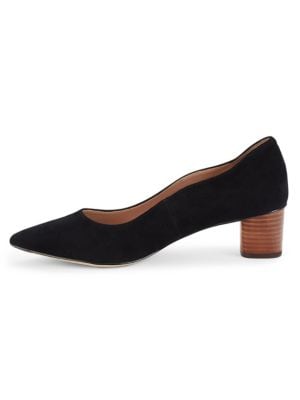 Cole Haan
 Stacked Heel Suede Pumps