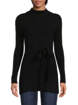 M MAGASCHONI
 Ribbed Mockneck Top