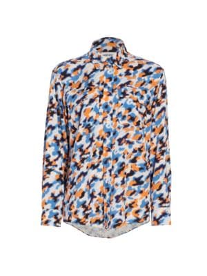 KENZO
 Abstract Leopard Print Shirt