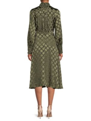 Calvin Klein
 Puff-Sleeved A-Line Dress