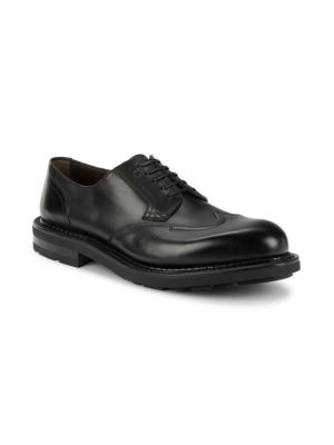 Salvatore Ferragamo
 Wingtip Chunky Leather Bluchers