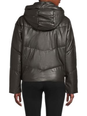 LOVE TOKEN
  Leo Quilted Zip Front Puffer Jacket