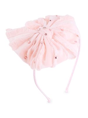 Bari Lynn
 Girl's Swarovski Ruffle Bow Headband