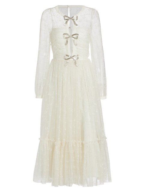 Camille Tulle Tiered Midi-Dress