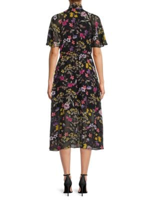 julia jordan
 Floral Midi Dress