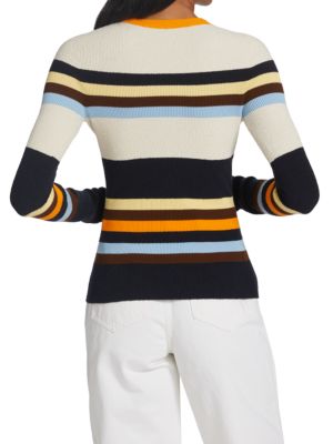 Victoria Beckham
 Stripe Crewneck Sweater