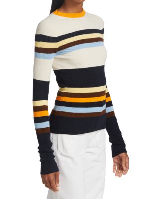 Victoria Beckham
 Stripe Crewneck Sweater