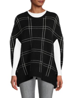 Donna Karan
 Windowpane Cocoon Poncho