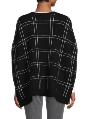 Donna Karan
 Windowpane Cocoon Poncho