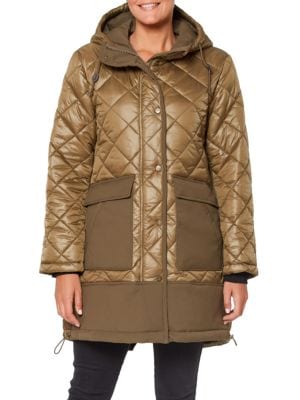 Sanctuary
 Hooded Quilted Puffer Jacket