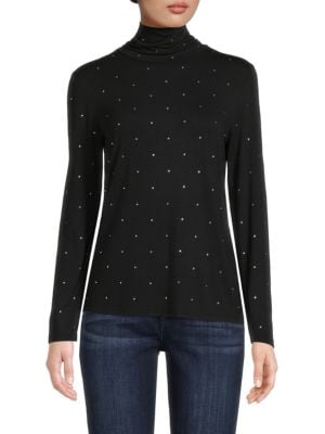 ELLA rafaella
 Rhinestone Embellished Sweater