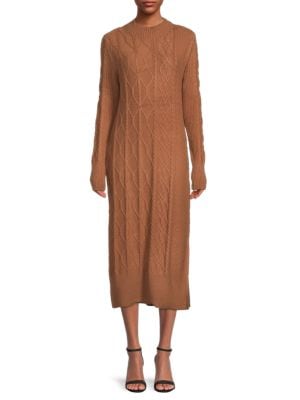 T Tahari
 Cable Knit Sweater Dress