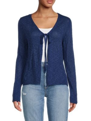 Stitchdrop
 Ocean View Tie Front Cardigan