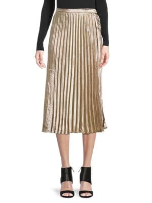 T Tahari
 Metallic Accordion Pleated Midi Skirt