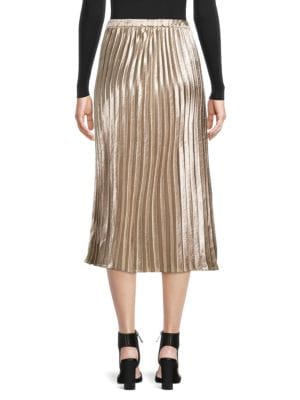 T Tahari
 Metallic Accordion Pleated Midi Skirt