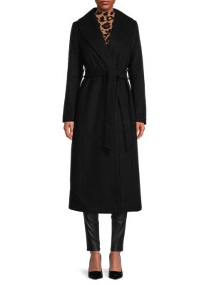 Donna Karan New York
 Textured Wool Blend Trench Coat