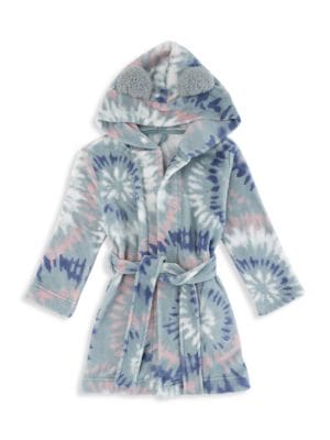 Petit Lem
 Girl's Tie Dye Faux Fur Hooded Robe