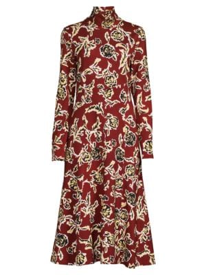 Tanya Taylor
 Thea Floral Fit and Flare Dress