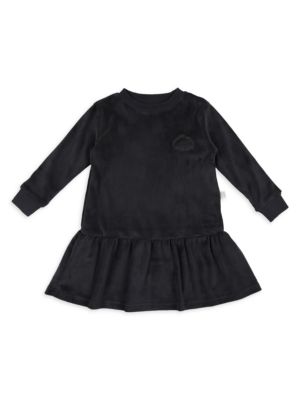 Pouf
 Baby's & Girl's Velour Crewneck Dress