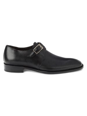 Mezlan
 Leather Monk Strap Derby Shoes