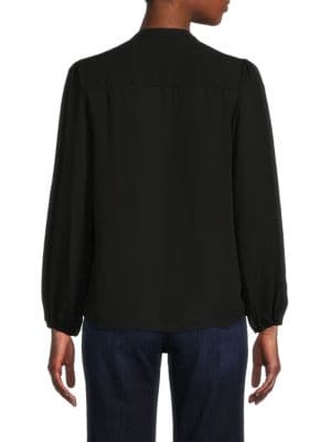 NANETTE nanette lepore
 Mandarin Collar Blouse