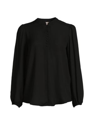 NANETTE nanette lepore
 Mandarin Collar Blouse