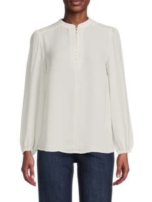 NANETTE nanette lepore
 Mandarin Collar Blouse