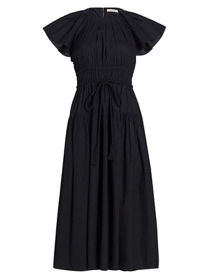 Darlene Pintucked Midi-Dress image number NaN