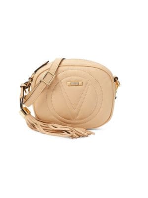 Valentino by Mario Valentino
 Nina Logo Leather Crossbody Bag