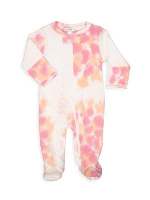 Baby Noomie
 Baby Girl's Tie-Dyed Zipper Footie