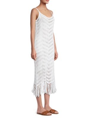 525 America
 Fringed Midi-Dress