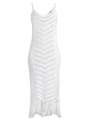 525 America
 Fringed Midi-Dress