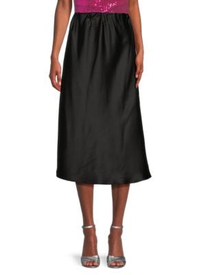 Lea & Viola
 Satin Midi Skirt