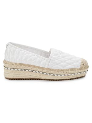 Karl Lagerfeld Paris
 Desta Quilted Platform Espadrilles