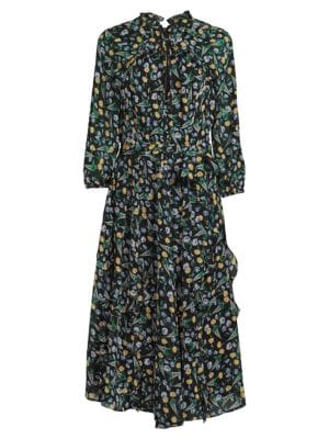 Karl Lagerfeld Paris
 Floral Chiffon Midi Dress