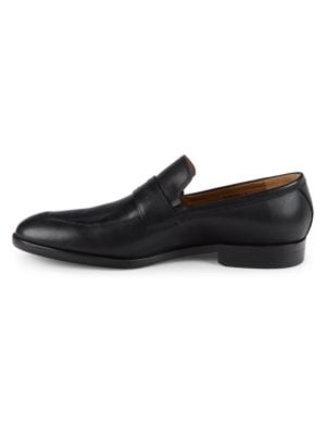 BOSS
 Modern Leather Penny Loafers