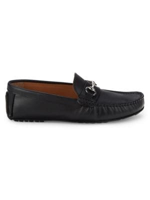 Ike Behar
 Leather Driving Bit Loafers