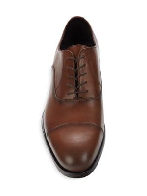 To Boot New York
 Pienz Cap Toe Leather Oxford Shoes