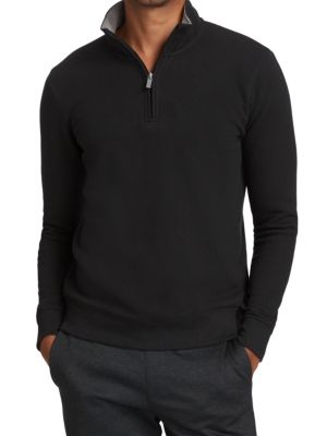 USE CODE THERUSH Saks Fifth Avenue Hookup Quarter Zip Sweatshirt