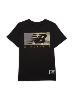 New Balance
 Boy’s Logo Pattern Crewneck Tee