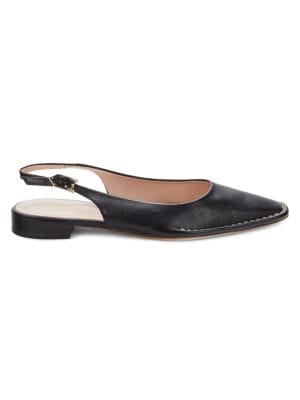 Tod's
 Leather Slingback Flats