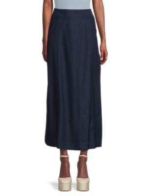 YAL New York
 Denim Maxi Skirt