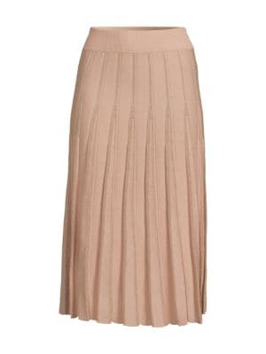 Saks Fifth Avenue
 Pleated Midi Skirt