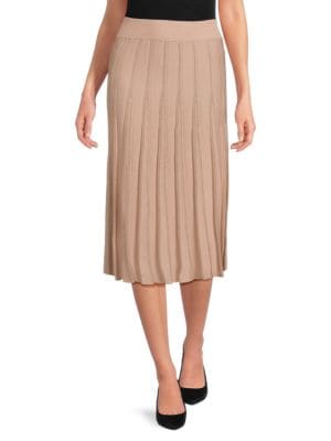 Saks Fifth Avenue
 Pleated Midi Skirt